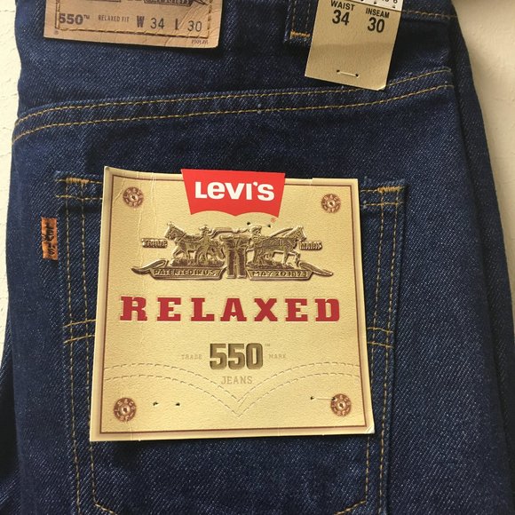 Vintage Orange tags Men's Levi's Jean